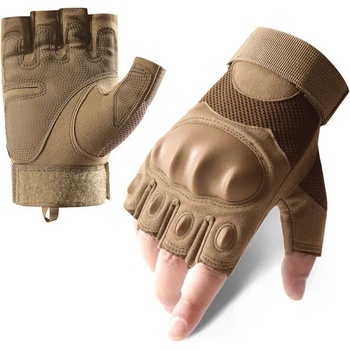DRAGOWA Tactical Тактически ръкавици Alfa къси, каки (DRG074.Khaki)