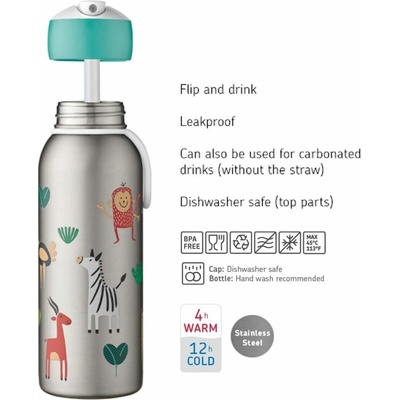 Little Dutch Termofľaša 350 ml Forest Friends