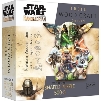 TREFL Wood Craft Origin The Mandalorian: Záhadný Grogu 505 dílků