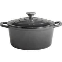 APS Litinový hrnec s poklicí 5 STARS 25 cm, 4 l, šedý