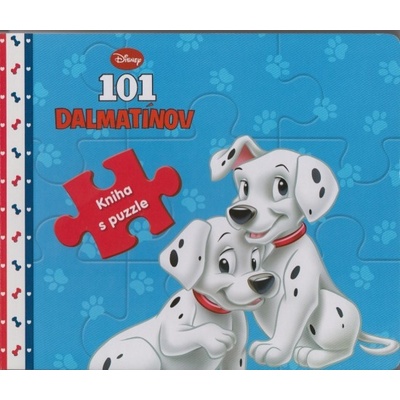 101 dalmatínov - kniha s puzzle
