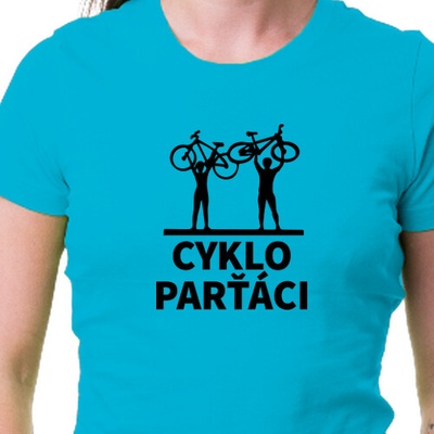 Dámské cyklistické tričko Cykloparťáci dámské