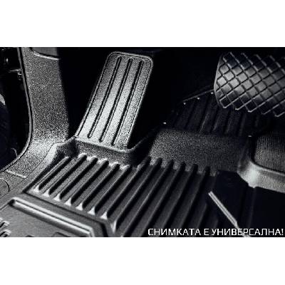 Гумени стелки Frogum за Opel Astra J 2009-2015, Cascada 2013-2019, Chevrolet Orlando 2010-2014, Cruze 2009-2016, 4 части, черни (ET0691)