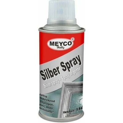 Meyco Metalický sprej 150 ml strieborný