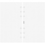 FILOFAX Вложка за календар, личен размер, карирана, filofax, бяла fx-132905 (fx-132905)