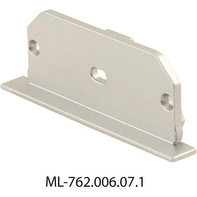 ML-762.006.07.1 Koncovka s otvorem pro AH, stříbrná barva, 1ks