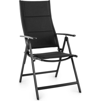 Blumfeldt Stylo Royal Black, čierna, skladacia stolička, hliník (GDM5-Stylo-Royal-B)