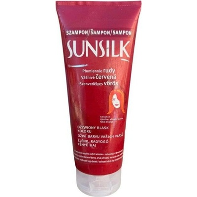 Sunsilk šampon Plamenně rudý pro červené vlasy 200 ml