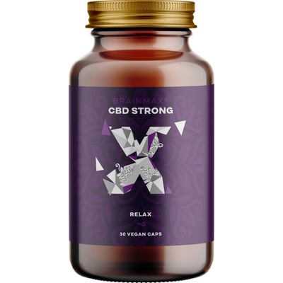 BrainMax CéBéDé Strong 30 mg 30 rostlinných kapslí