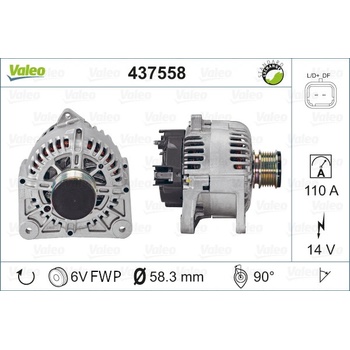Generátor VALEO 437558