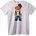 NOONEBRAND Тениска Скален Мечок - XL, White