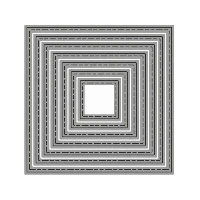 Wiler Vyřezávací šablona Čtverec 7 ks