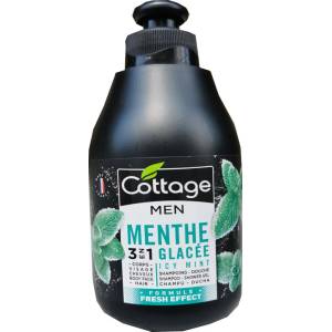 Cottage крем душ-гел за мъже , Menthe icy mint 3in1, 250мл