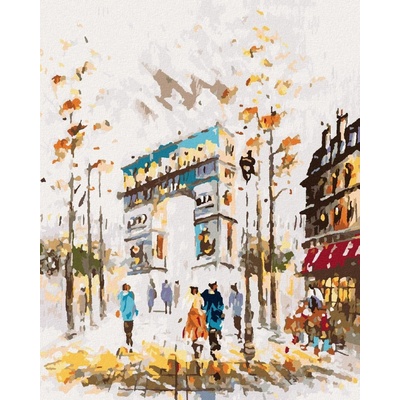 Zuty Malování Podle Čísel Vítězný Oblouk Kreslený 80 x 100 Cm Plátno Rám 8596530080992
