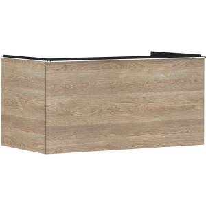 Hansgrohe Xelu Q - Шкафче за умивалник, 50x98x55 см, 1 чекмедже, естествен дъб/хром 54060000 (54060000)