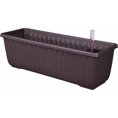 Plastia Samozavlažovací truhlík SIESTA LUX 60x20x19 cm hnedý