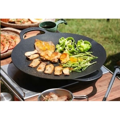 BUYDEEM Cast Aluminum Nonstick Grill Pán 36 cm, model CP101, color Black