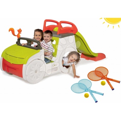 Smoby set preliezačka Adventure Car a Écoiffier set športových hier
