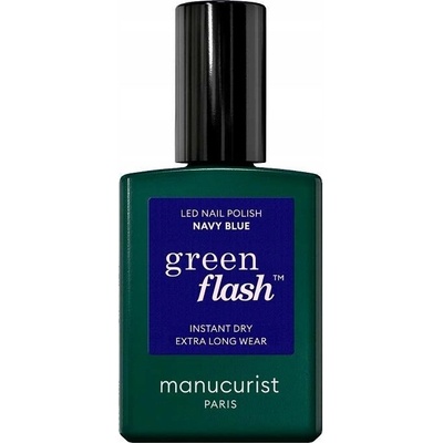 Manucurist Green Flash LED Gel lak Navy Blue 15 ml