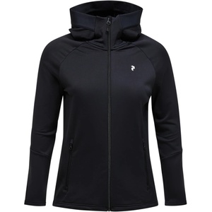 Peak Performance Дамско поларено яке Peak Performance Women's Rider Essentials Zip Hood Fleece jacket - Black (105-6221-0114)