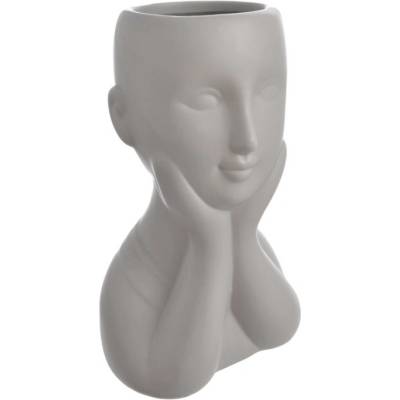 Keramický obal na květiny busta 21 cm 60CAN19B101-1_BE