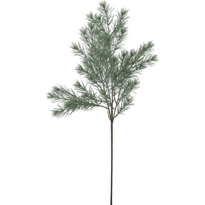 Bloomingville Dekorativní umělá větvička Pine 73,5 cm, zelená barva, papír
