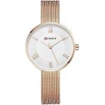 Curren Дамски часовник Curren Quiety, Розово злато / Бял (CURREN-9020-ROSEGOLD-WHITE) Часовници