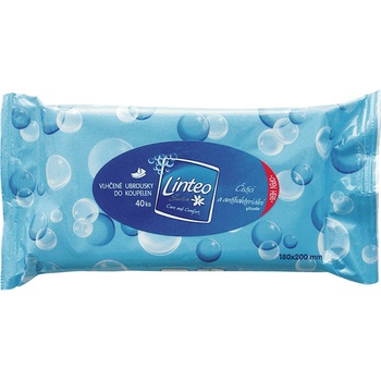 Linteo Satin vlhčené obrúsky do kúpelni 40 ks