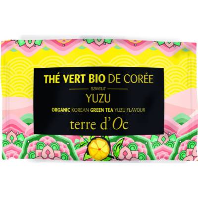 Terre d'Oc Dárek BIO Zelený čaj Yuzu 1 čajový sáček