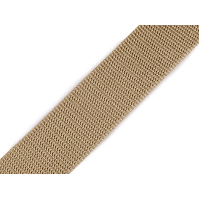 Prima-obchod Popruh polypropylenový šíře 38 mm tloušťka 2 mm, barva 12 béžová písková