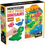 Headu Образователен пъзел Headu Montessori - First Puzzle, динозаври, 11 части (HMU59025) - ozone