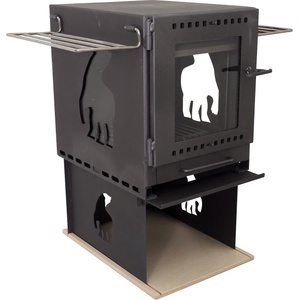 Nordisk Аксесоар за печка за палатка Nordisk Torden Wood Burner Set - Charcoal Grey - размер One Size (525-0662-0111) Палатка
