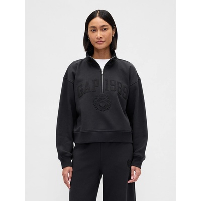 GAP Oversize mikina s logom 1969 VintageSoft čierna