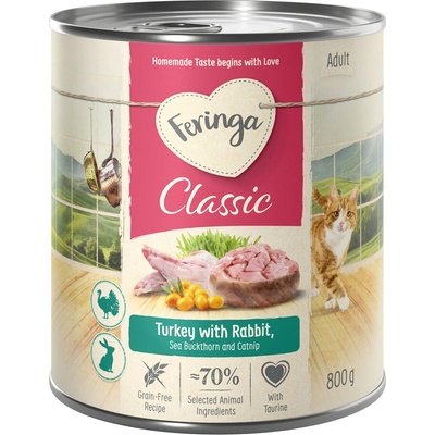 Feringa Classic Meat Menu králičie a morčacie 6 x 0,8 kg