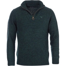 Barbour Essential Lambswool Half Zip Sweater Seaweed Mix