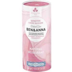Ben & Anna BEN&ANNA дезодорант за чувствителна кожа с черешов цвят, 40 г