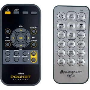 GENERAL Soundmaster bt1308 - дистанционно управление дубликат (bt1308) Дистанционно