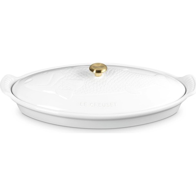 Le Creuset 81065600100350 Forma na pečenie na ryby 34 cm biela