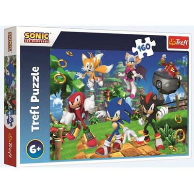 Trefl Sonic a přátelé/Sonic The Hedgehog 160 dílků – Zboží Dáma