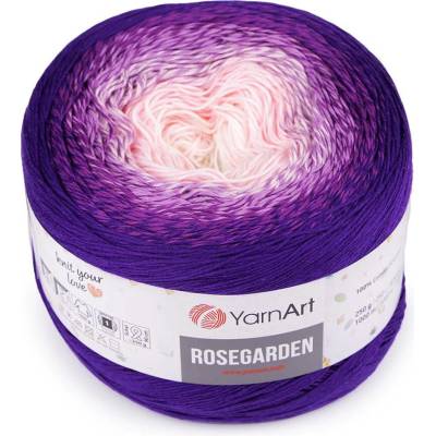 Bavlněná pletací příze Rosegarden 250 g Varianta: 3 (321) borůvková, Balení: 1 ks 49969/122018/232181