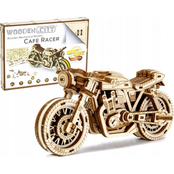 WOODEN CITY 3D puzzle Motorka Café Racer 85 ks