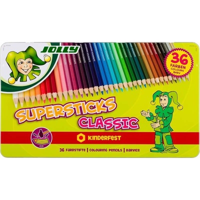 Jolly 3000-0502 Supersticks Classic 36 farbičiek