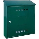 Rottner Rottner bari - Пощенска метална кутия. С размери: 390х365х115(ВхШхД). Цвят: зелен (bari)