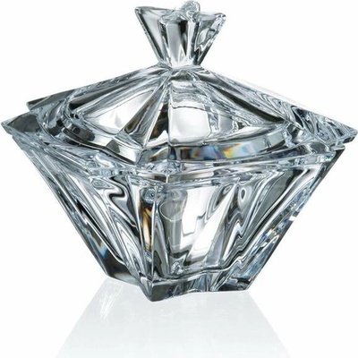 Bohemia Crystal Dóza s víčkem Metropolitan 150 mm