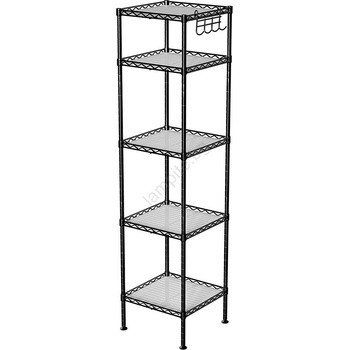 Euziel Стелаж metro, черен (ez0230)