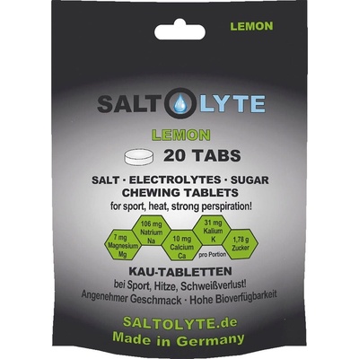 SALTOLYTE 20 дъвчащи таблетки със сол и електролити - Lemon