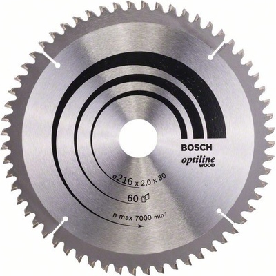 BOSCH Pílový kotúč Optiline Wood, 216x2,0/1,4 mm 2.608.640.433