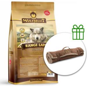 Wolfsblut Senior Range Lamb 12, 5 kg + Пътническо одеяло БЕЗПЛАТНО