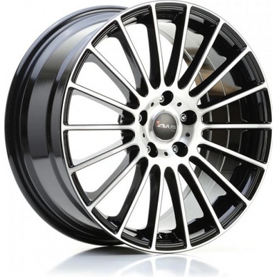 AVUS AC-M03 7,5x17 5x110 ET40 black polished