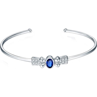 Eppi Zlatý náramok so zafírom a diamantmi Kelly BR34194